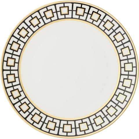 Villeroy & Boch V&B - MetroChic Signature Flat Plate Geometric Border 27cm 3 Villeroy & Boch V&B - MetroChic Signature Flat Plate Geometric Border 27cm