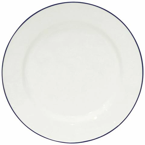 Costa Nova - Beja White Blue Dinner Plate 28cm 3 Costa Nova - Beja White Blue Dinner Plate 28cm