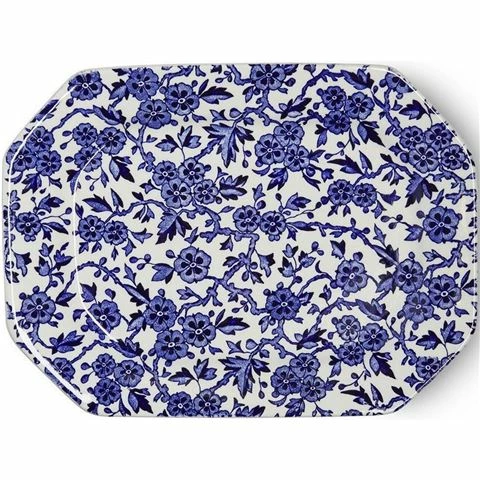 Burleigh - Blue Arden Rectangular Platter 19x25.5cm 3 Burleigh - Blue Arden Rectangular Platter 19x25.5cm