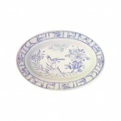 Gien - Pickle Dish Oiseau Bleu 23cm