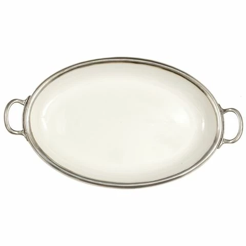 Arte Italica - Tuscan Oval Tray With Handles 52cm 3 Arte Italica - Tuscan Oval Tray With Handles 52cm