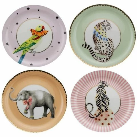 Yvonne Ellen - Afternoon Tea Story Animal Tea Plate Set 4pce 3 Yvonne Ellen - Afternoon Tea Story Animal Tea Plate Set 4pce