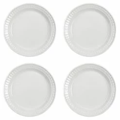 Portmeirion - BG. Harmony White Dinner Plate Set 27cm 4pce