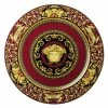 Rosenthal - Versace Medusa Service Plate Red 2 Rosenthal - Versace Medusa Service Plate Red -Villeroy & Boch shop 223000 Large