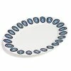 ThemisZ - The Kyklos Serving Platter Blue On White Oval 38cm -Villeroy & Boch shop 407893 Large