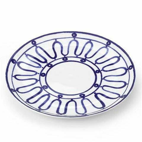 ThemisZ - The Kyma Dinner Plate Blue On White 31cm 3 ThemisZ - The Kyma Dinner Plate Blue On White 31cm