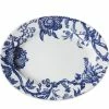 Caskata - Arcadia Blue Rimmed Oval Platter 40cm -Villeroy & Boch shop 415354 Large