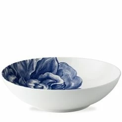 Caskata - Peony Blue Wide Serving Bowl 30cm