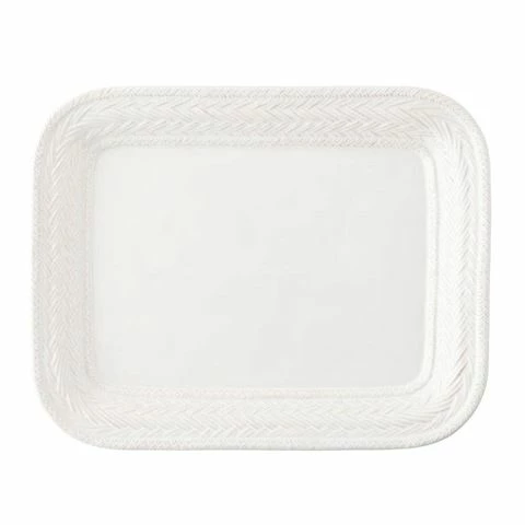 Juliska - Le Panier White Platter Large 37x29cm 3 Juliska - Le Panier White Platter Large 37x29cm