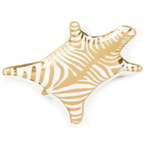 Jonathan Adler - Zebra Stacking Dish Gold 3 Jonathan Adler - Zebra Stacking Dish Gold