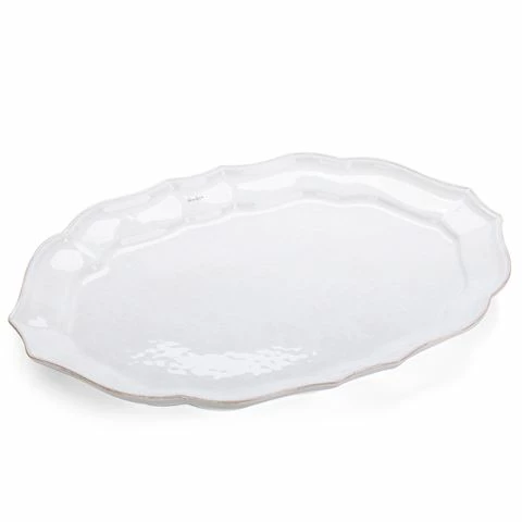 Casafina - Impressions White Oval Platter Large 46cm 3 Casafina - Impressions White Oval Platter Large 46cm