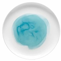 Ecology - Watercolour Side Plate Aqua