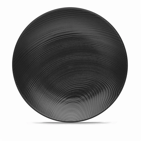 Noritake - Bob Dune Coupe Salad Plate Black 21cm 3 Noritake - Bob Dune Coupe Salad Plate Black 21cm