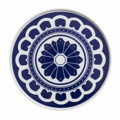 In The Roundhouse - The Blue Flower Plate 25cm