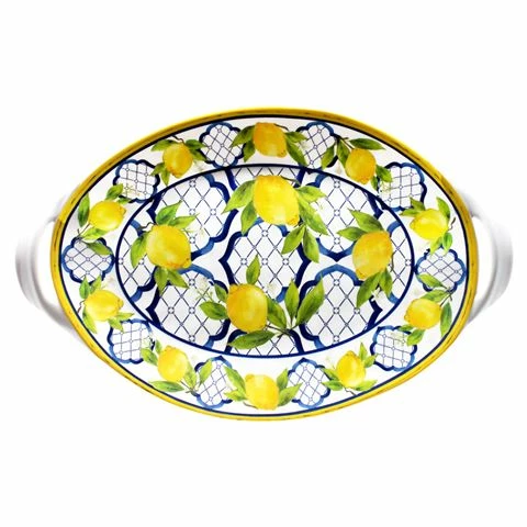 Le Cadeaux - Palermo Two Handled Oval Platter 45cm 3 Le Cadeaux - Palermo Two Handled Oval Platter 45cm