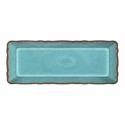 Le Cadeaux - Antiqua Baguette Tray Turquoise 38x14.5cm 3 Le Cadeaux - Antiqua Baguette Tray Turquoise 38x14.5cm