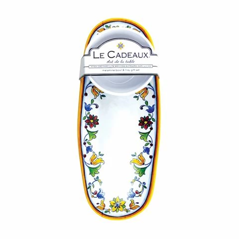 Le Cadeaux - Capri Bowl & Tray Set 2pce 3 Le Cadeaux - Capri Bowl & Tray Set 2pce