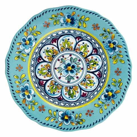Le Cadeaux - Madrid Salad Plate Turquoise 23cm 3 Le Cadeaux - Madrid Salad Plate Turquoise 23cm