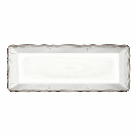 Le Cadeaux - Rustica Antique Baguette Tray White 38x14.5cm 3 Le Cadeaux - Rustica Antique Baguette Tray White 38x14.5cm