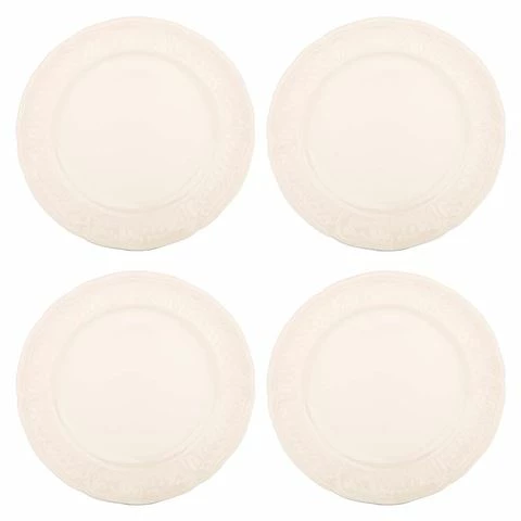 Gien - Pont Aux Choux White Canape Plate Set 4pce 3 Gien - Pont Aux Choux White Canape Plate Set 4pce