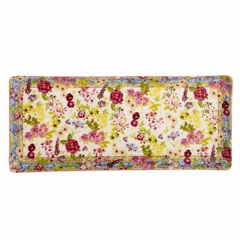 Gien - Millefleurs Rectangular Serving Tray 3 Gien - Millefleurs Rectangular Serving Tray
