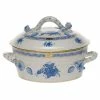 Herend - Chinese Bouquet Blue AB Covered Vegetable Dish 2 Herend - Chinese Bouquet Blue AB Covered Vegetable Dish -Villeroy & Boch shop 581216 Large