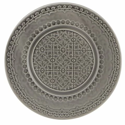 Bordallo Pinheiro - Rua Nova Fruit Plate Anthracite 22cm 3 Bordallo Pinheiro - Rua Nova Fruit Plate Anthracite 22cm