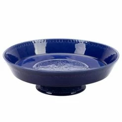 Bordallo Pinheiro - Rua Nova Footed Bowl Indigo 35cm