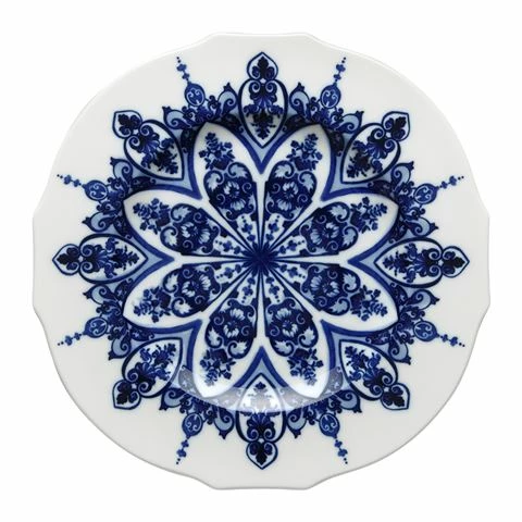Richard Ginori - Babele Flat Dinner Plate Blue 3 Richard Ginori - Babele Flat Dinner Plate Blue