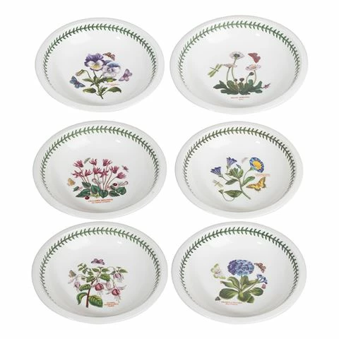 Portmeirion - Botanic Garden Low Bowl Set 6pce 3 Portmeirion - Botanic Garden Low Bowl Set 6pce