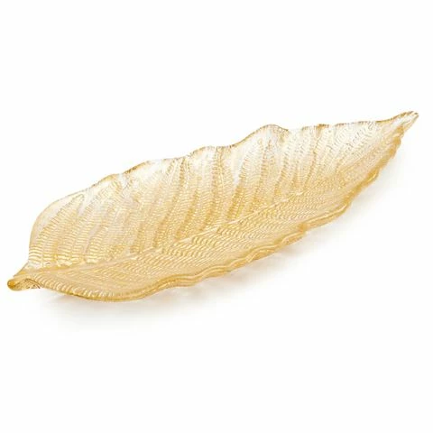 Anya - Fern Platter Gold 35cm 3 Anya - Fern Platter Gold 35cm