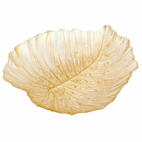 Anya - Monsteria Platter Gold 35cm 3 Anya - Monsteria Platter Gold 35cm