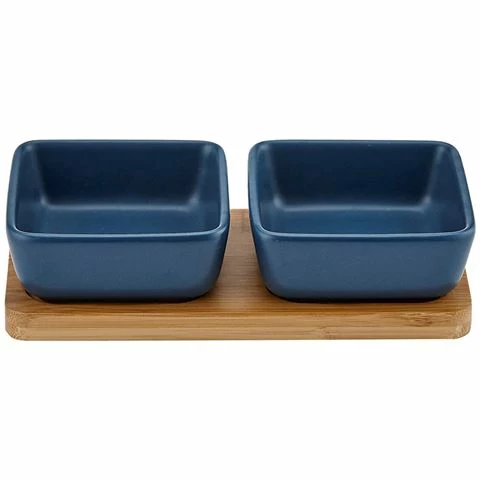 Ladelle - Entertainer Bowl Navy Set 3pce 3 Ladelle - Entertainer Bowl Navy Set 3pce