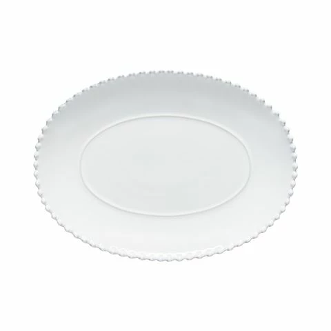 Costa Nova - Pearl White Oval Platter 33cm 3 Costa Nova - Pearl White Oval Platter 33cm
