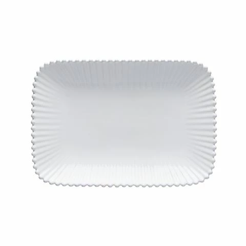Costa Nova - Pearl White Rectangular Platter 30cm 3 Costa Nova - Pearl White Rectangular Platter 30cm