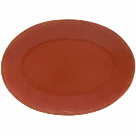 Casafina - Fontana Paprika Oval Platter 40cm 3 Casafina - Fontana Paprika Oval Platter 40cm