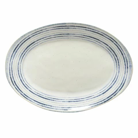 Casafina - Nantucket White Oval Plate 40cm 3 Casafina - Nantucket White Oval Plate 40cm