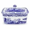 Spode - Blue Italian Butter Box With Lid 1 Spode - Blue Italian Butter Box With Lid -Villeroy & Boch shop 917489 Large
